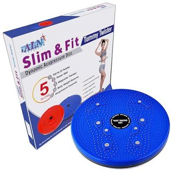 ALN® Tummy Twister Abdominal ABS Exerciser Body Toner Fat Buster Oblique Workout Perfect Waist Trimmer Exerciser Home Gym Equipment for Men and Women(Multicolor)