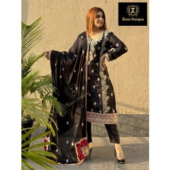 Chinon Embroidered Salwar Kameez