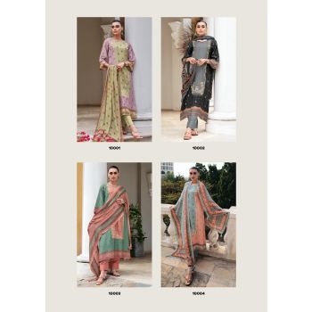 Luxury Quality Digital Print Dress Material -6 PCS