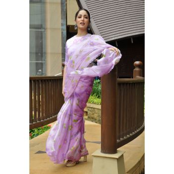 Linen Digital Printed Fancy Saree