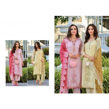 Jiya Organza Embroidered Ready Made Collection (2 Pcs)