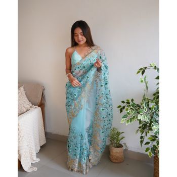 Organza Fancy Bollywood Saree