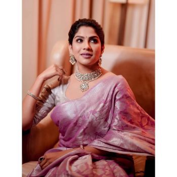 Soft Silk Jacquard Work Beautiful Saree