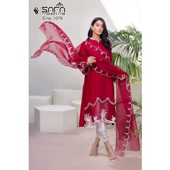 Georgette Ready Made Pakistani Suit