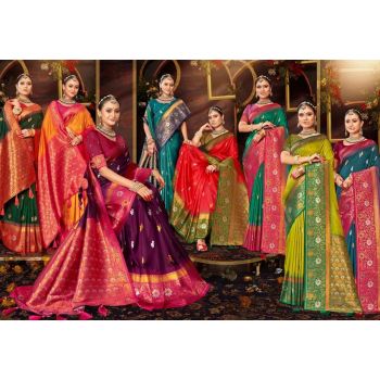 Premium Quality Designer Silk Saries (any of three in our Design)