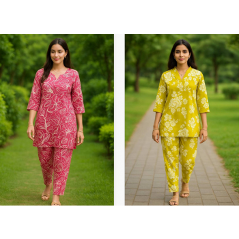 Quality Cotton Co Ord Set Collection (2 pcs)