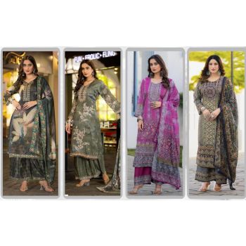 Chinon Digital Print Salwar Kameez Collection