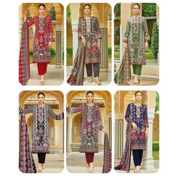 Pure Rayon Printed Dress Material