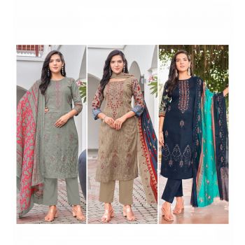 Pure Cotton Print Suit Dress Material