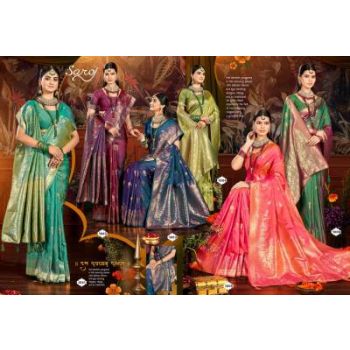 Premium Traditional Silk Saree Collections - 6 Pcs