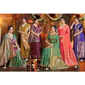 6 Premium Traditional Silk Saree Collection