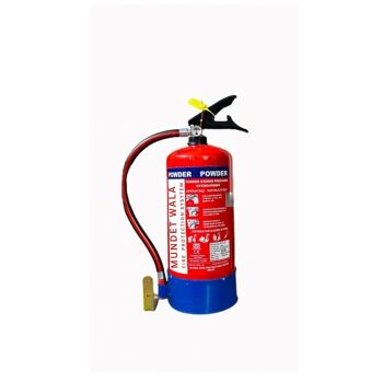 Mundet Wala ABC Powder Type 6KG Fire Extinguisher for Home | Fire Safety for All Types of Fire for Home, Office & Car Safety | Fire Extinguisher for Office (ABC(6kg))