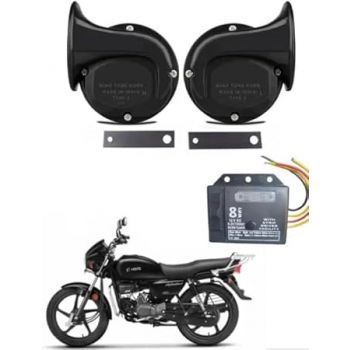 M.P. VEHICLES Windtone horn tuner 7 in 1 Horn sound for Bike & Car | Loud Horn with 105-118 Sound Tone for Bikes, Motorcycles, Car, SUV, Bus, Truck & Off Road Vehicle