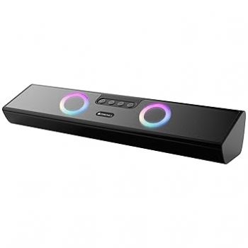 ZEBRONICS Astra 35, Portable Bluetooth Speaker, 16 Watts, Upto 24h Backup, Dual Drivers + Dual Passive Radiators, Call Function, Bluetooth v5.3 | USB | mSD| AUX, TWS, RGB LED