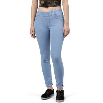 ADBUCKS Jeggings for Women - Slim Fit, Skinny, Wide Leg Jean, Elasticated