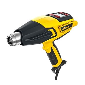 WAGNER Furno 500 High-Speed Heat Gun Machine, Max. 600°C, 2000W, Air Flow 800 L/Min, with 3-Piece Nozzle Set, Hot Air Gun for Shrink Wrapping, Removing & Drying Paint Coats, Welding & Roofing Repair