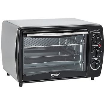 Prestige POTG 19 PCR 19 Liters Oven Toaster Grill, Black