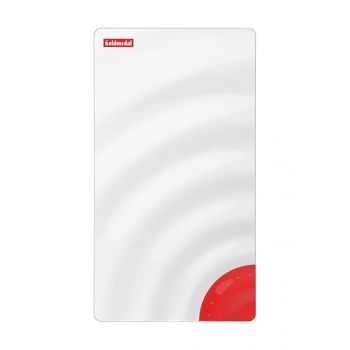 Goldmedal Curve Plus Aqua Stereophonic Ding Dong Door Bell (White and Red) |Elegant Design | Wide Range | Easy to Install | Wire Less Ding Dong Bell for Home | Pack of 1