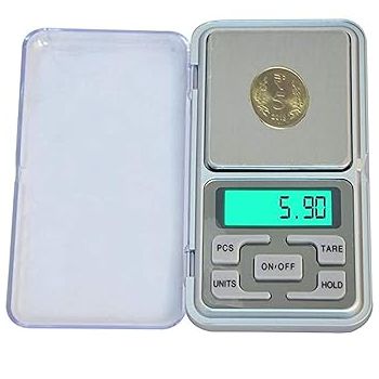 SKADIOO Jewellery Scale | Weight Scale | Digital Weight Machine | weight machine for gold | Electronic weighing machines for Jewellery 0.01G to 200G Small Weight Machine for Shop - Silver