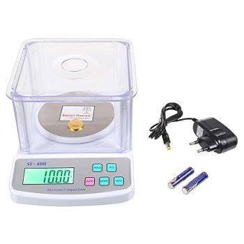 Baijnath Premnath iScale 500Gm X 10Mg (0.01G) Jewellery Weighing Scale With Wind Shield & Mains Light Power Cord For Gold, Silver & Chemicals - Home & Professional Use (Not legal for commercial use)