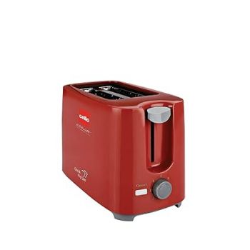 Cello Quick Pop-Up Toaster, 2 Slice, 700W, Red