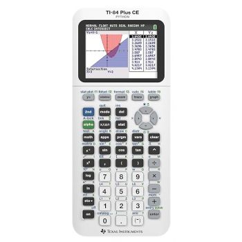 Texas Instruments TI-84 Plus CE White Calculator