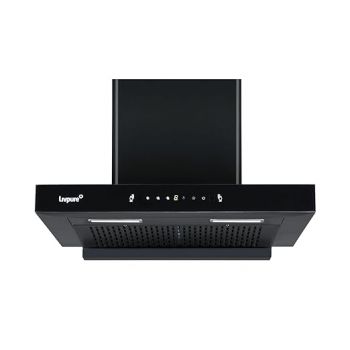 Livpure Fenix 60 Cm 1400 m3/hr T-Shape | Filterless Auto Clean Kitchen Chimney with Oil collector |10 Year Warranty On Motor (2 Year Comprehensive) by Livpure, (Touch & Gesture Control, Black)