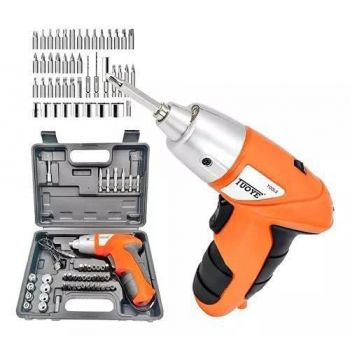 MARVELRY Professional Kit Cordless Power Screwdriver Kit Rechargeable Electric Cordless Drill Sets with Bidirectional Button and LED Light Drilling and Keyless No Noise Cordless Screwdriver1