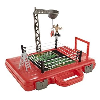 Wwe Mattel W8012 Rumblers Money In The Bank Carrying Case And Playset