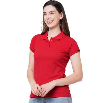 Wear Your Opinion Regular Fit Polo T-Shirt For Women ( Cotton Blend | Pack of 1 )