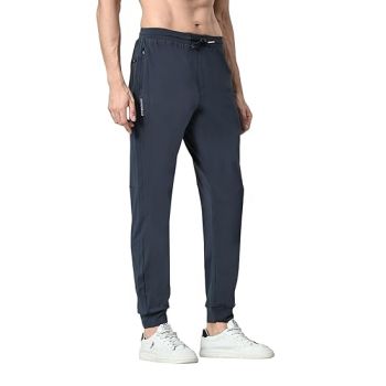 Men's Regular Fit Spandex Track Pant