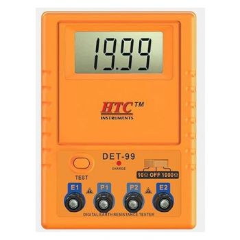 HTC Instruments Digital Earth Resistance Tester, 0-1000Ω Range, Model DET-99