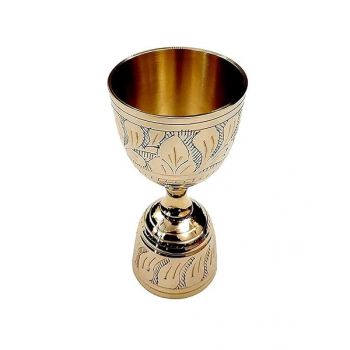 Bona Fide Brass peg Measure 30/60 ml Jigger, peg Measure - Brass Jigger,Brass Measuring Tool Double Side peetal Measuring Cup,peg Measurer Brass peg Measure