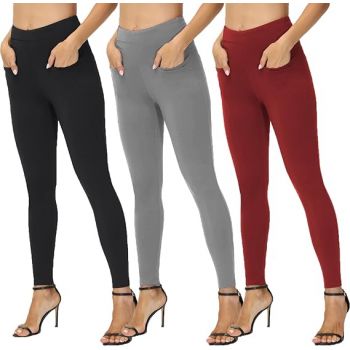 Women's Regular Fit Cotton Blend Jeggings