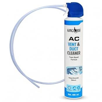 Kangaroo® Car AC Vent & Duct Cleaner Odour Neutralizer Spray Form with Long No-sal Pipe for Effective Cleaning 400 ml - Pack of 1