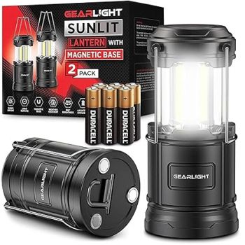 GearLight LED Flashlight High Lumens - Super Bright, Powerful, Mid-Size Tactical Flashlight for Camping,Outdoor Activity & Emergency Use