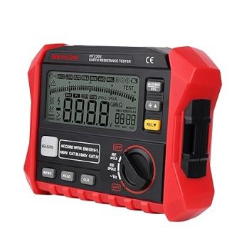 Earth Resistance Tester Backlight LCD Display Handheld Ground Voltage Tester|Business & Industrial | Electrical & Test Equipment | Test, Measurement & Inspection |1X Earth Resistance Tester