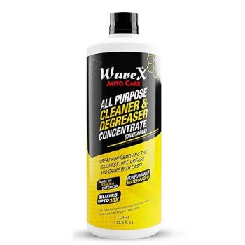 Wavex All Purpose Cleaner and Degreaser Concentrate Engine Cleaner 1L | Car Cleaner Industrial Strength, Concentrated Formula Can be Diluted Down-Tough on Dirt but Easy on Your Car