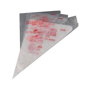 Happy Chef Polythene Icing Piping Bags, Medium, Silver(Pack of 100)