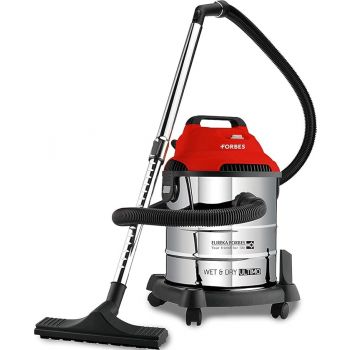 Eureka Forbes Ultimo Wet & Dry 1400 Watts, 20 KPa High Power Suction Vacuum Cleaner | Blower Function | 20 Litres Tank Capacity | Stainless Steel Body | 7 Accessories | Lightweight | 1 Year Warranty