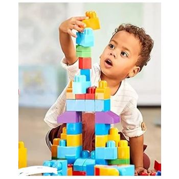 Humming Bird Kid's 80 Pcs Big Mega Sized Blocks Toys Building and Construction Block Set for Children Boys and Girls (Multicolor)