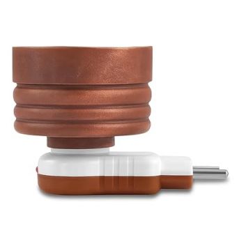 Sheesham Wooden Kapoor Dani - Premium Electric Camphor Diffuser for Puja & Aromatherapy | Bakhoor Burner, Aroma Diffuser for Home & Office (Brown, Sheesham Wood)