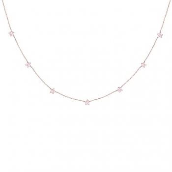 GIVA 925 Silver Rose Gold Star Constellation Pendant with Link Chain | Gift for Women & Girls | With Certificate of Authenticity and 925 Stamp | 6 Month Warranty