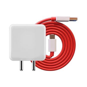 65W SUPEVOOC Fast Charger with Type-C Cable | 65W USB Charger for OnePlus, Realme, Oppo, Redmi, Xiaomi, Poco, iQOO, Samsung, Motorola & More | Supports Dart, Dash, Warp, Vooc, SuperVooc, QC 3.0