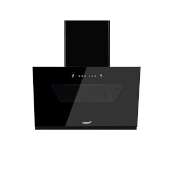 Livpure Emerald Neo 90 Cm 1400 m3/hr Slant |Filterless Auto-Clean Kitchen Chimney with oil collector|10 Year Warranty On Motor (2 Year Comprehensive) by Livpure, (Touch And Gesture Control, Black)