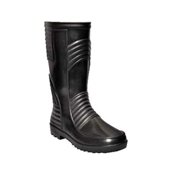 HILLSON Mens Welsafe Safety Gumboots With Lining, Black, Size 8 Uk Tc07hls0177