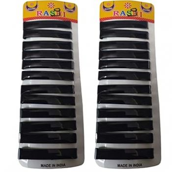 Beauty Tool Medium Size Clip For Women And Girls (Hair Accessories) | Pack Of 24 | (Black Color)