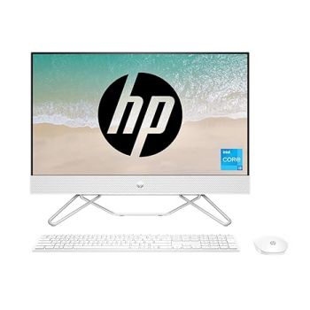 HP All-in-One 12Th Gen Windows 11, Intel Core i3-23.8 Inch(60.5 Cm) 8GB Ram/512GB SSD/Fhd, Micro-Edge, Anti-Glare Display/Wireless Keyboard & Mouse/Intel UHD Graphics/Win 11/5.37 Kg, 24-Cb1901In