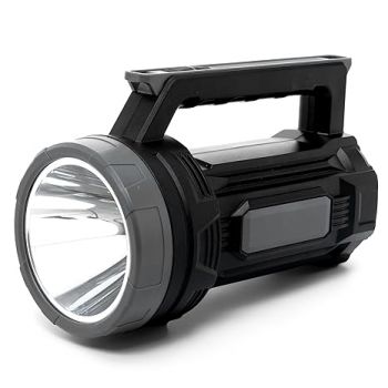 Ghime High Power Torch Light, 2km Long Range 1000 Lumens Emergency Rechargeable 3 Modes LED Flashlight for Camping, Emergency Light - 6 Months Warranty