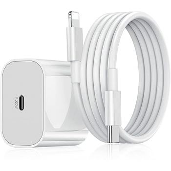 iPhone Charger Adapter 20W Original Cable combo (MFi-Certified) Compatible with iPhone 14/14Plus/14Pro/14 Pro max/iPhone 13/13 Pro/13 Pro max/ iPhone 12/12 Pro/11/X/Xr